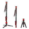 IFOOTAGE Monopod Cobra 3 C180F-P, 71" Monopod for Camera Carbon Fiber Monopod Camera Stand with Feet, Compatible with Sony Canon Nikon DSLR Camera, Payload 17.64Lbs/8KG view 1