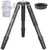 Heavy Duty Tripod Carbon Fiber Camera Tripod WEYLLAN LX9 Professional Tripod Camera, 10 Layers Carbon Fiber Tube, with 40mm Leg Tube, Durable Carbon Bowl Tripods for DSLR Camera Max Load 88lbs/40kg view 1