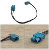 The Lord of the Tools Double Fakra Car Antenna Adapter Replacement Compatible with Volkswagen Compatible with Skoda Double Fakra Plug Vehicle Aerial Stereo FM Navigation GPS Connector 28cm view 3