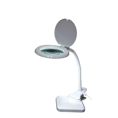 MA-1010U 2 in 1 USB Magnifying LED Lamp Warm/Cold Light Switchable 3D Magnification Lens 2.5W Low Consumption