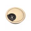 TNDYIG 1Pcs Desk Wire Hole Cover Computer Tidy Grommet Table Cable Outlet Port Surface Line Box Table Cable Fastener Hardware (Color : Green Bronze, Size : 50mm) view 1