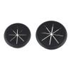 TNDYIG 1Pcs Office Furniture Accessories 50MM/60MM Computer Desk Line Hole Cover ABS Plastic Eight Petal Threading Box Cover (Color : Black, Size : 50mm) view 4