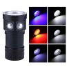 Camrusic Diving Flashlight, 18000 Lumen Dive Light for Scuba Diving view 4