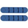 2pcs Cord Charging Cable Self-Adhesive Winder Cable Clamps Self-Sticking Cable Winder Desk Wire Holder Rotatable Cable White Cable Clips USB Cable Dsl Cable Electric Wire view 1