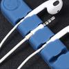 2pcs Cord Charging Cable Self-Adhesive Winder Cable Clamps Self-Sticking Cable Winder Desk Wire Holder Rotatable Cable White Cable Clips USB Cable Dsl Cable Electric Wire view 4