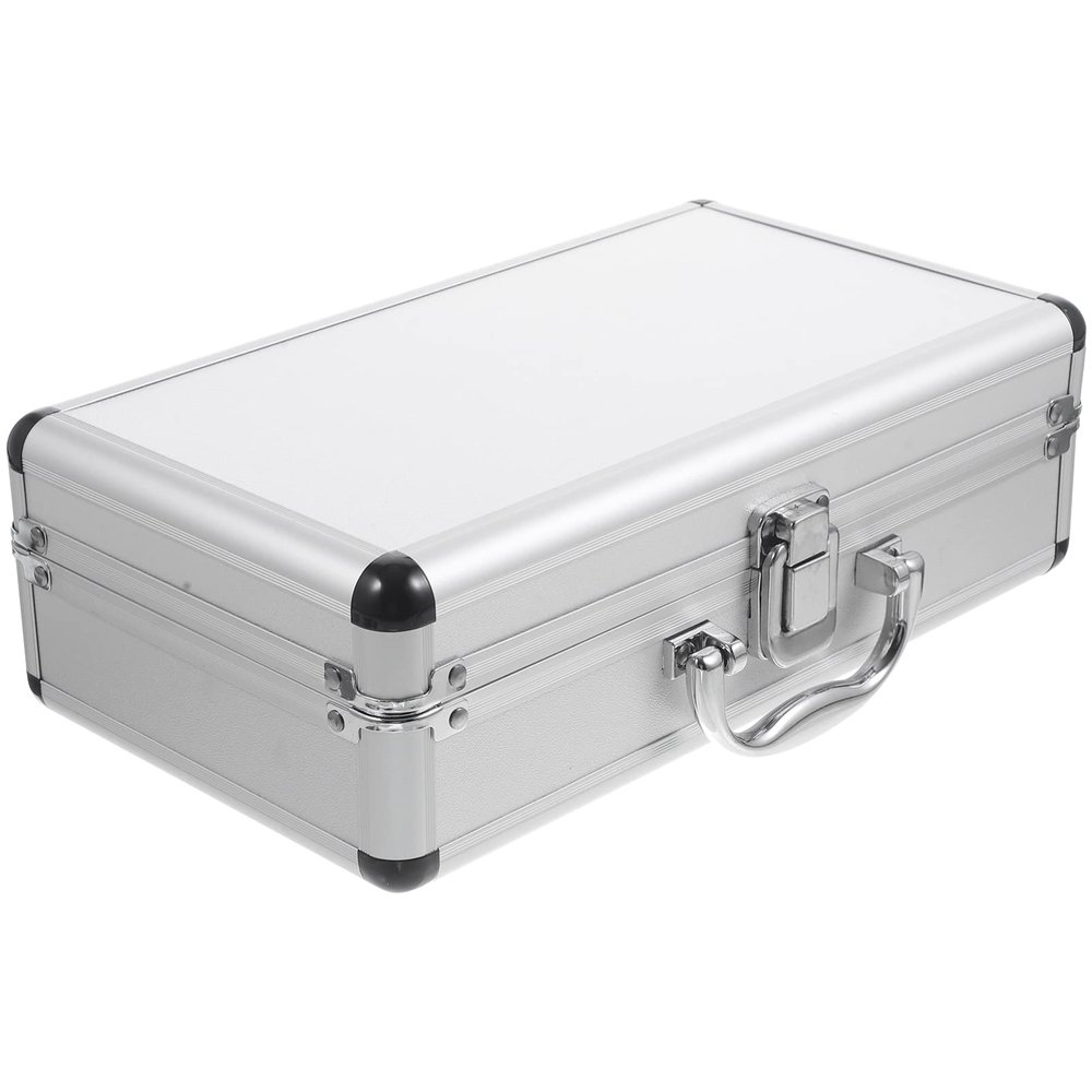 ERINGOGO Aluminum Briefcase - 11.8 Inch Hard Laptop Briefcases with Lock, Multifunctional Case