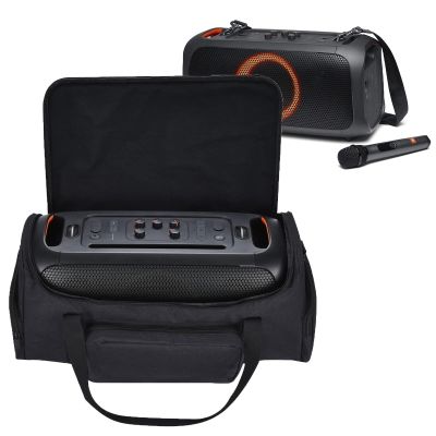 Carrying Case for JBL PartyBox On The Go Speaker, Soft Travel Storage Bag Compatible with PartyBox On-The-Go Portable Party Speaker Outdoor Box-Only Case No Shoulder Strap(Black)