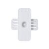 TOLUON Adhesive Socket Fixer Traceless Punch-Free Self-Adhesive Non-Slip Free Adjustment Organizer Wall-Mounted Power Strip Holder Rotary Socket Hook Socket Fixer White B view 1