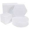 Abaodam Geometric Cube Photo Props Set 4Pcs Foam Blocks for Product Photography Jewelry Cosmetics Dessert Display Indoor Outdoor view 1
