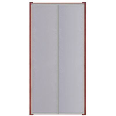Thermal Insulated Door Curtain 43x82in, Magnetic Thermal Curtain, Thermal Doorway Curtain Door Cover Windproof Barrier Soundproof Blanket Heavy Duty