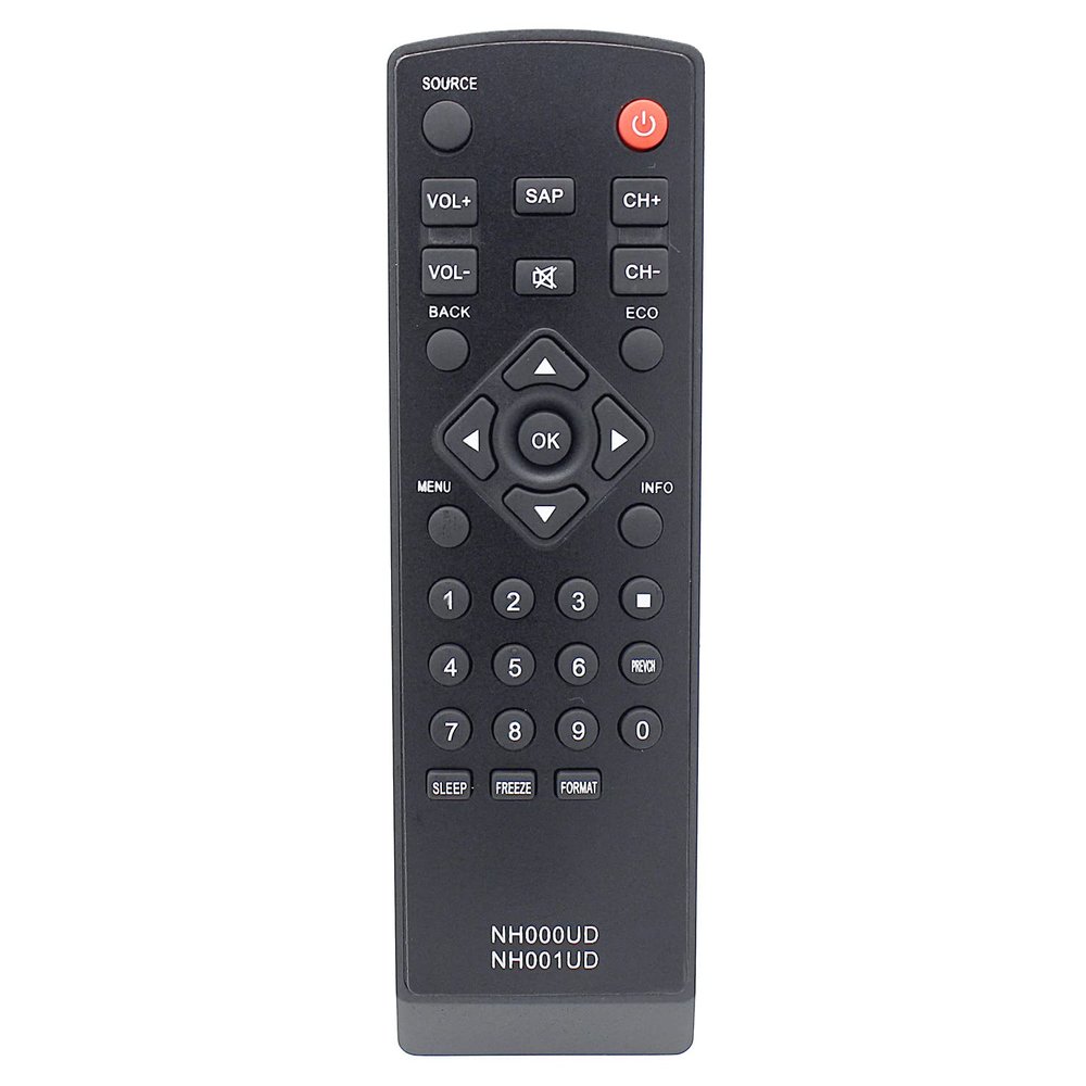 NH000UD NH001UD Remote Control Replacement for Sylvania Emerson TV CLC320EM2F CLC401EM2F LC190EM1 LC190EM2 LC220EM1 LC220EM2 LC260EM1 LC260EM2 LC260EM2A LC320EM2 RLC320EM LC320EM1 LC320EM1F