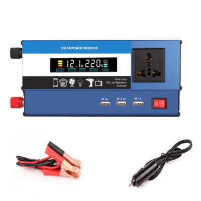 HYDTGZ Power Inverter 600 Watts /1200Watts 12V/24V/48V/60V DC to 220V AC Correction Wave Inverter Household Inverter,12v to 220v