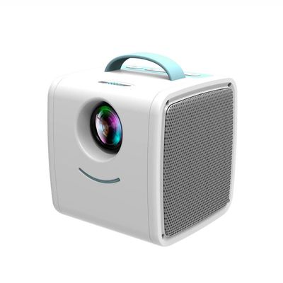 XARONF Portable Projector, Outdoor Projector 1080P, Mini Projector Supports HDMI/USB/AV/TF (Color : Blue)