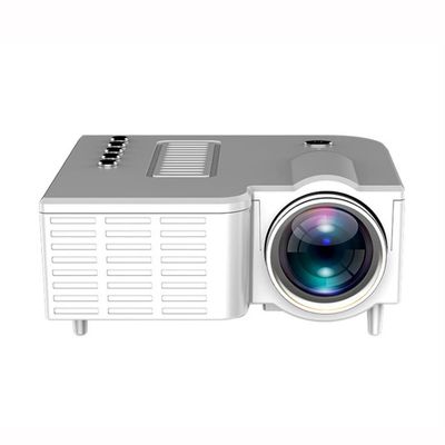XARONF Mini Projector, Portable Projector Outdoor Movie Projector, LED Video Projector for Home Theater Movie Projector with USB Interfaces (Color : White)
