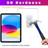 [2 Pack] Screen Protector For iPad 11th (A16) /10th Generation 10.9 Inch 2025/2022 Model A2696/A2757/A2777/A3354/A3355/A3356 Tempered Glass Film Guard for iPad 11th/10th Gen 10.9" Inch [Face ID & Pencil Compatible] Anti- Scratch HD Clear view 4