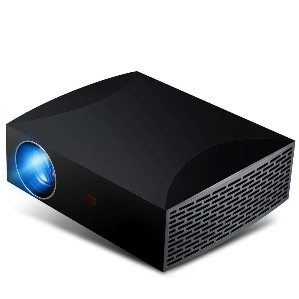 XARONF 1080P Projector, Full HD Movie Projector, Home Theater Video Projector Compatible w/HDMI/PC/DVD/TV