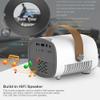 XARONF Portable Mini Projector: 1080P Projector and TV Boxes, Laptops, U Disks, DVD Players are Compatible, Can Play Cartoons, Movies and Display Photos view 4