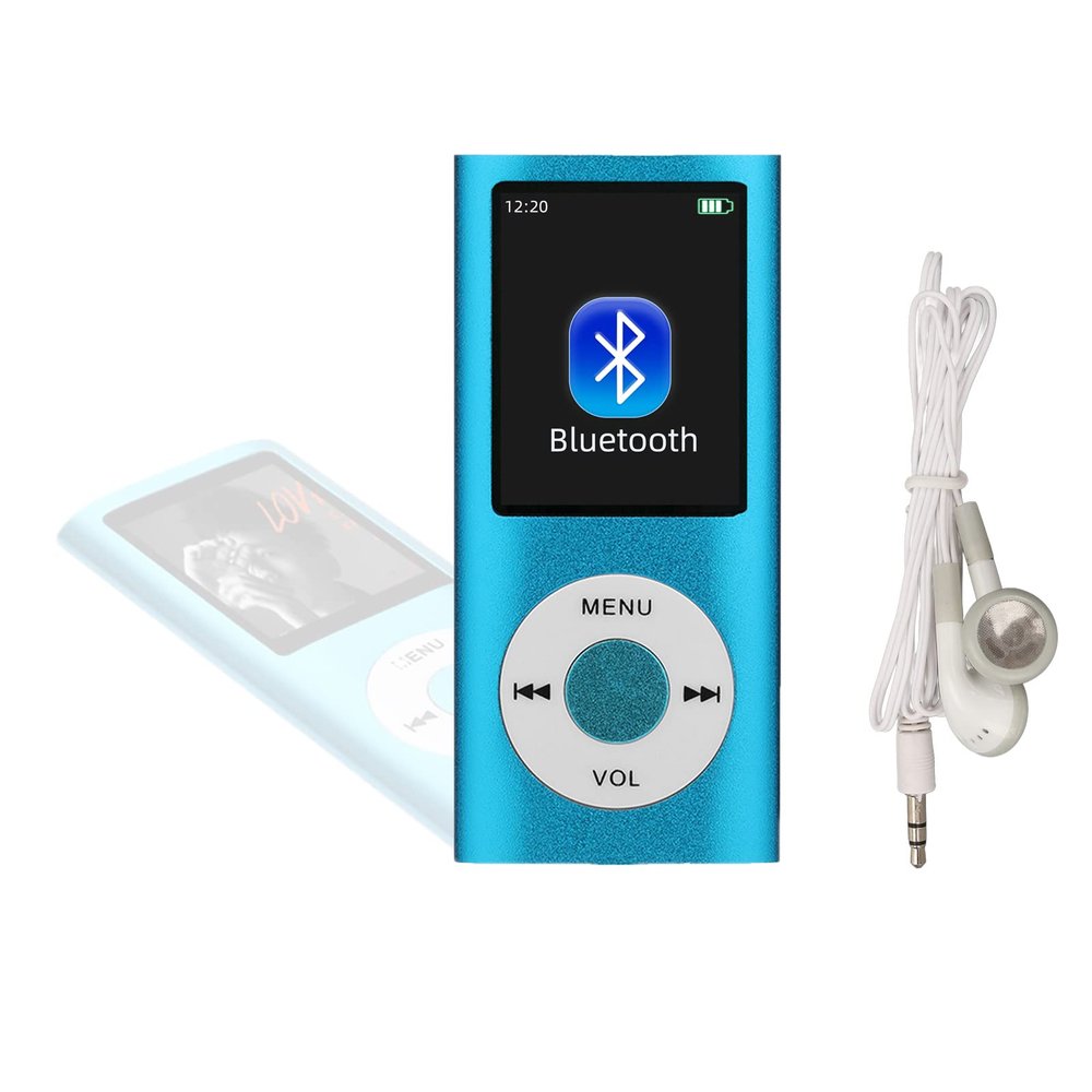 MP3 Player,Portable Music Player with 1.8 Inch LCD Screen 200mAh Battery 8 Hour Playback,for MP3 WMA FLAC APE AAC OGG and ACELP Format,Supports up to 64GB(Not Included)