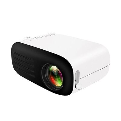 XARONF Mini Projector, 1080P Supported Outdoor Projector, Projector for Outdoor Use Compatible with HDMI, USB, Laptop, and Phone (Color : B)