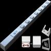 24 Hardwired Power Strip (NO Power Cord), 6 Horizontal Outlets (NEMA 5-15R - NOT 20Amp), NO Ears (Without mounting tabs on Both Ends), ALCI, USB, White view 1