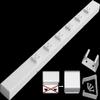24 Hardwired Power Strip (NO Power Cord), 6 Vertical Outlets (NOT Tamper Resistant), NO Ears (Without mounting tabs on Both Ends), 15A (NOT a 20 Amp Unit), White view 1