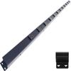 48 Hardwired Power Strip (NO Power Cord), 12 Vertical Outlets (NOT Tamper Resistant), with Ears (with mounting tabs on Both Ends), 15A (NOT a 20 Amp Unit), Black view 1