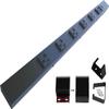 24 Hardwired Power Strip (NO Power Cord), 6 (NEMA 5-20R) Vertical Outlets (NOT Tamper Resistant), NO Ears (Without mounting tabs on Both Ends), 20 Amp, USB, Black view 1