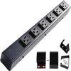 X1 16-Outlet Hardwired Power Strip, Black, 110V, 15A, 60Hz view 1