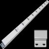 36 Hardwired Power Strip (NO Power Cord), 9 Vertical Outlets (NOT Tamper Resistant), with Ears (with mounting tabs on Both Ends), 15A (NOT a 20 Amp Unit), White view 1