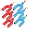 Abaodam Audio Adapter 3.5mm Headphone Splitter 1 to Splitter for Headphones for Laptop view 1