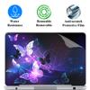 17 17.3 Inch Laptop Skin Sticker Cover Premium Sticker Cover Art Decal Decorative (Included 2 Wrist Pad Skins) - Purple Butterflies view 2