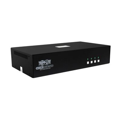 Tripp Lite Secure KVM Switch 4-Port Dual-Head HDMI, US Government NIAP-Certified PP4.0 Security, Common Access Card (CAC) Port, 4K @ 60Hz Quality, TAA Compliant, 3-Year Warranty (B002-H2AC4-N4)