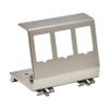 Tripp Lite 3-Port Metal DIN-Rail Mounting Module for Snap-in Keystone Jacks, Attaches to Standard 35 Millimeter (mm) DIN Rail with no Tools, TAA Compliant, Manufacturer's Warranty (N063-003) view 1
