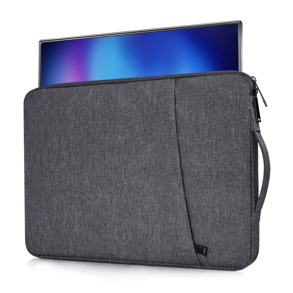 16.1 Inch Monitor Case Portable Carrying Bag Compatible with 16" ASUS ZenScreen/ViewSonic/Enzion Veout Portable Monitors, Space Grey