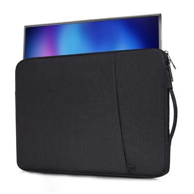 17.3 Inch Portable Monitor Sleeve Case Bag Compatible with ViewSonic Forhelp ZSCMALLS MNN Portable Monitor Carrying Pouch, Black