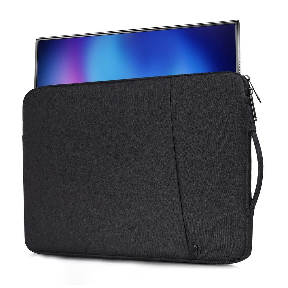 17.3 Inch Portable Monitor Sleeve Case Bag Compatible with ViewSonic Forhelp ZSCMALLS MNN Portable Monitor Carrying Pouch, Black
