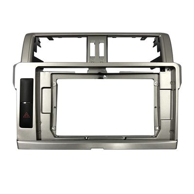 10.1'' Car Radio Stereo Dash Frame Fascia Bezel Panel Compatible for Toyota Prado 150 2014 15 16 17 Install Mount Kit