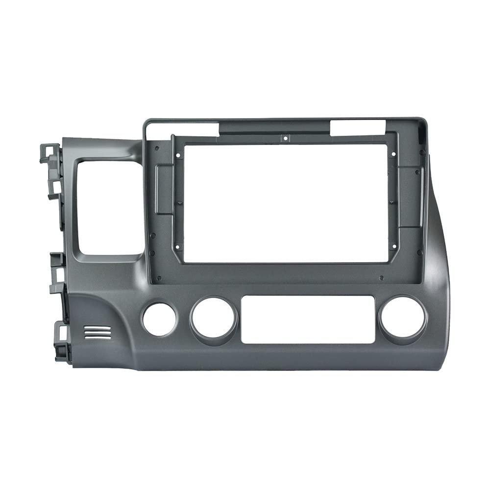 10.1'' Car Radio Stereo Dash Frame Fascia Bezel Panel Compatible for Honda Civic 2007 08 09 10 11 Left Hand Drive Install Mount Kit