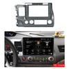 10.1'' Car Radio Stereo Dash Frame Fascia Bezel Panel Compatible for Honda Civic 2007 08 09 10 11 Left Hand Drive Install Mount Kit view 4