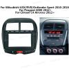 10.1'' Car Radio Stereo Dash Frame Fascia Bezel Panel Compatible for Mitsubishi ASX Peugeot 4008 Cirroen C4 Mitsubishi RVR Outlander Sport Install Mount Kit view 2
