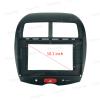 10.1'' Car Radio Stereo Dash Frame Fascia Bezel Panel Compatible for Mitsubishi ASX Peugeot 4008 Cirroen C4 Mitsubishi RVR Outlander Sport Install Mount Kit view 3