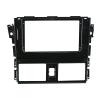 10.1'' Car Radio Stereo Dash Frame Fascia Bezel Panel w/Power Harness Cable Compatible for Toyota Vios 2013 14 15 16 Install Mount Kit view 1
