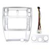 10.1'' Car Radio Stereo Dash Frame Fascia Bezel Panel w/Power Harness Cable Compatible for Hyundai Tucson 2004 05 06 07 08 09 Install Mount Kit view 1