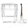 10.1'' Car Radio Stereo Dash Frame Fascia Bezel Panel w/Power Harness Cable Compatible for Hyundai Tucson 2004 05 06 07 08 09 Install Mount Kit view 4