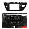 10.1'' Car Radio Stereo Dash Frame Fascia Bezel Panel w/Power Harness Cable Compatible for TOYOTA Corolla 2013 14 15 16 17 18 Install Mount Kit view 3