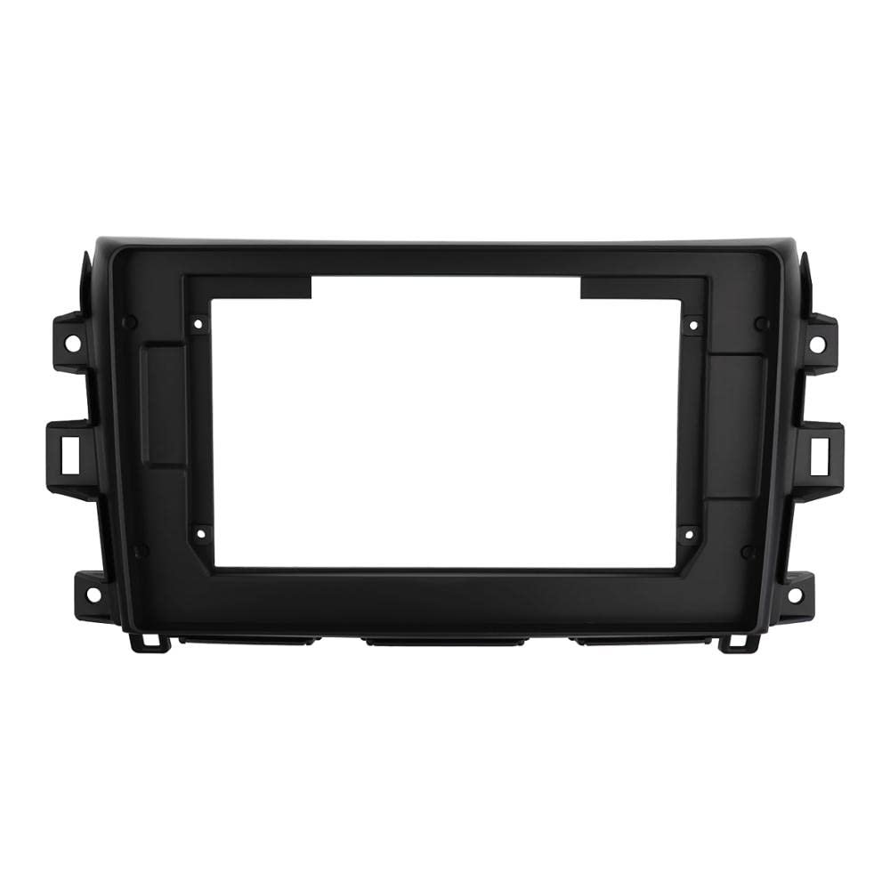 10.1'' Car Radio Stereo Dash Frame Fascia Bezel Panel w/Power Harness Cable Compatible for Nissan NAVARA NP300 2014 15 16 17 18 Install Mount Kit