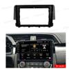 9'' Car Radio Stereo Dash Frame Fascia Bezel Panel Compatible for Honda Civic 2016 17 18 19 Mount Kit view 2