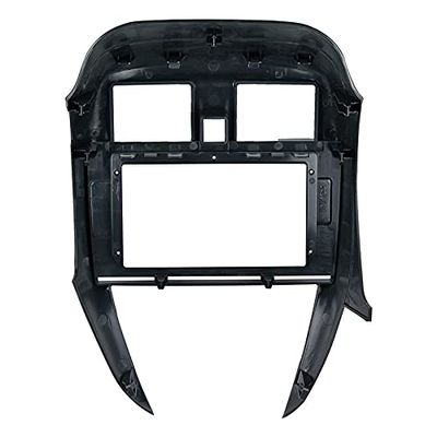 10.1'' Car Radio Stereo Dash Frame Fascia Bezel Panel Compatible for Nissan Sunny Almera 2014 15 16 17 18 Install Mount Kit