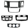 9'' Car Radio Stereo Dash Frame Fascia Bezel Panel Compatible for Toyota Fortuner/HILUX Revo/Vigo 2005~11(Auto & Manual AC) Install Mount Kit view 1
