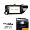 10.1'' Car Radio Stereo Dash Frame Fascia Bezel Panel Compatible for Toyota HILUX REVO VIGO IMV 2016 17 18 Install Mount Kit view 3